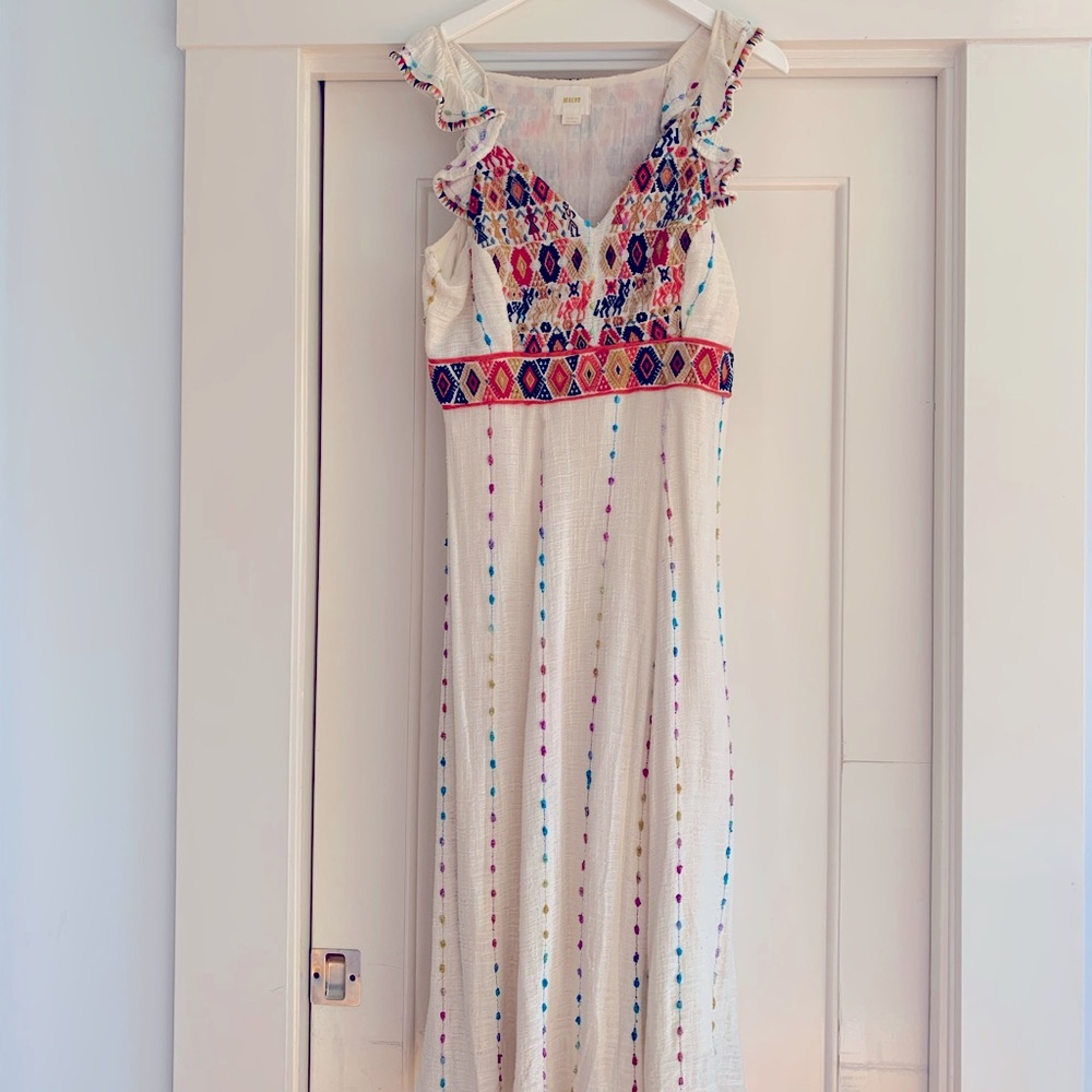 Maeve embroidered summer dress